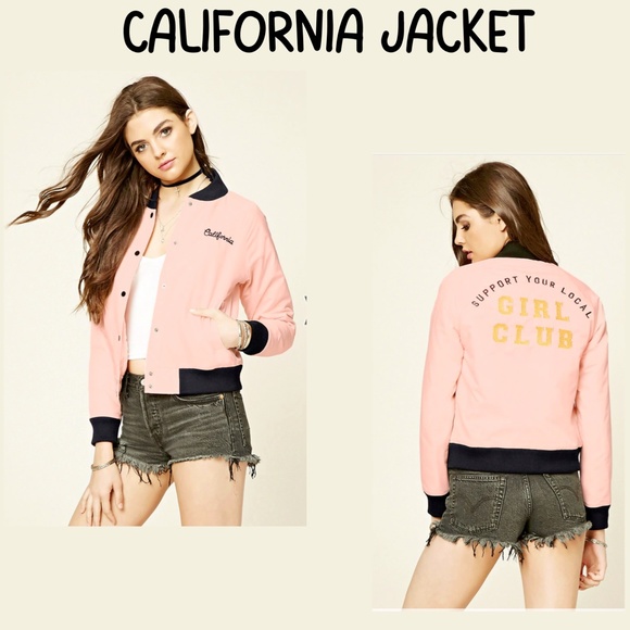 Barbie Pink Bomber Jacket | California Varsity Style Retro 50s Medium - Picture 11 of 11